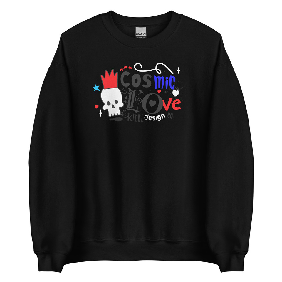 Cosmic Love Unisex Crew Neck Sweatshirt