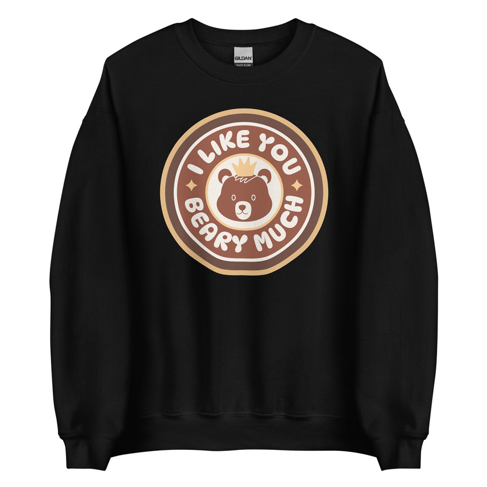 Cute Bear - AI Unisex Crew Neck Sweatshirt