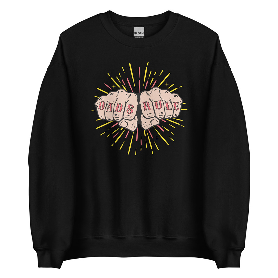 Dads Rule Unisex Crew Neck Sweatshirt