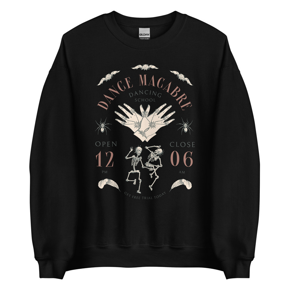 Dance Macabre - Dancing School Unisex Crew Neck Sweatshirt