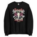 Death Skull - Flower Unisex Crew Neck Sweatshirt