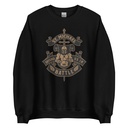 Defend us in battle - Knight with sword Unisex Crew Neck Sweatshirt