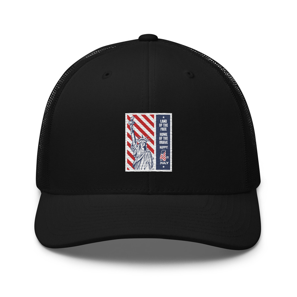 4th of July Retro Trucker Hat