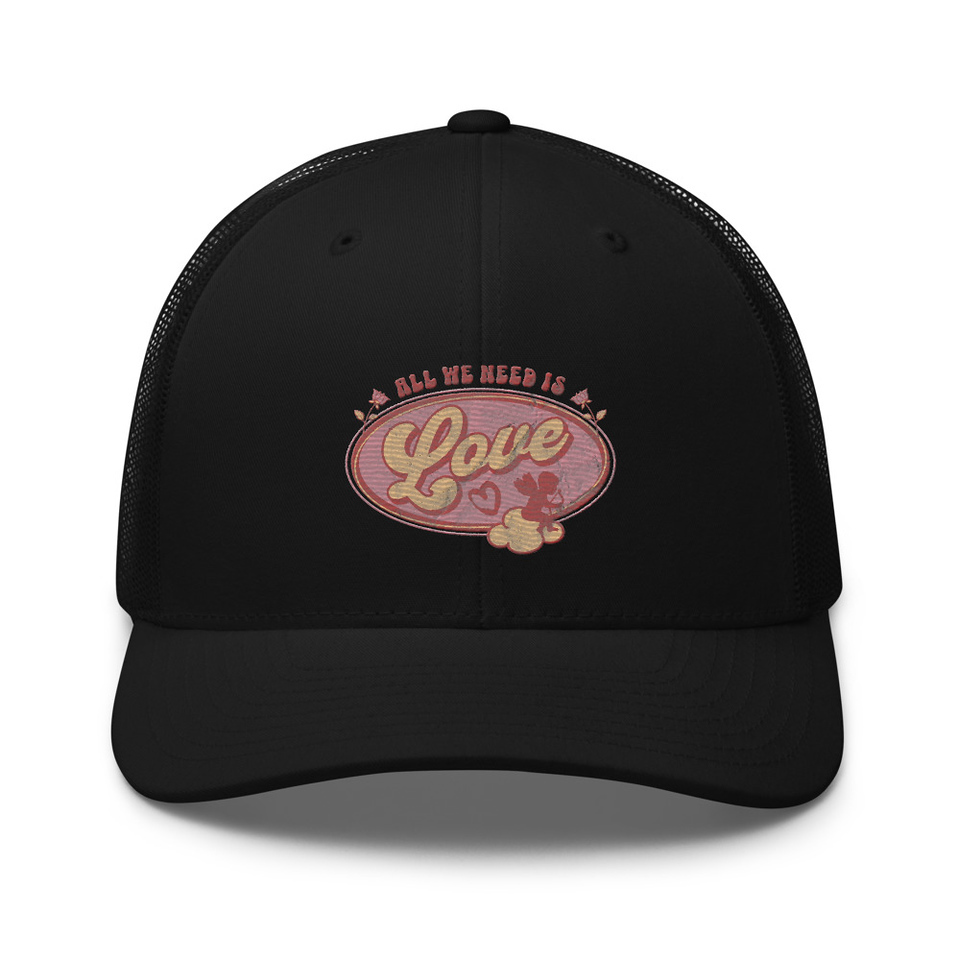 All We Need Is Love - Cupid Retro Trucker Hat