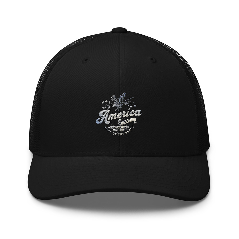 America 1776 Retro Trucker Hat