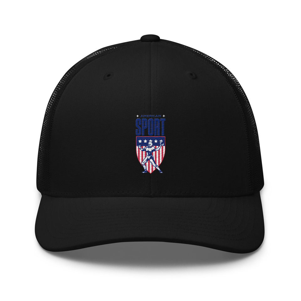 American Football Sport Retro Trucker Hat