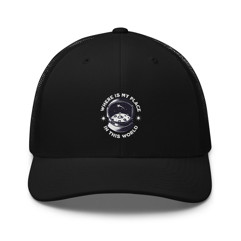 Astronaut Retro Trucker Hat