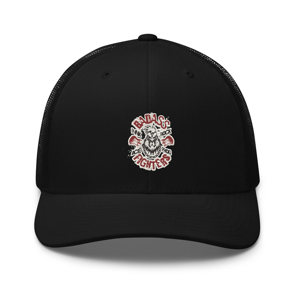 Badass Fighters Retro Trucker Hat