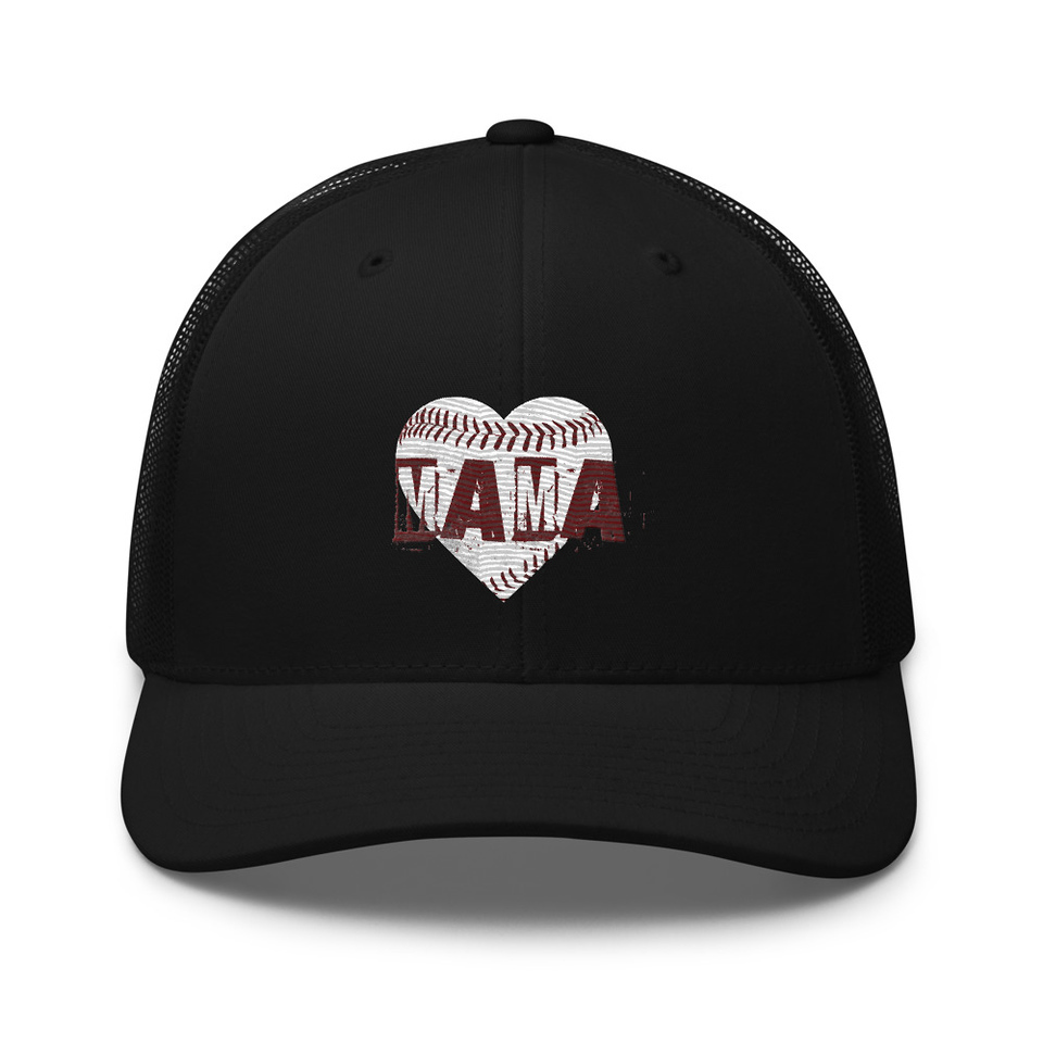 Baseball MAMA Retro Trucker Hat