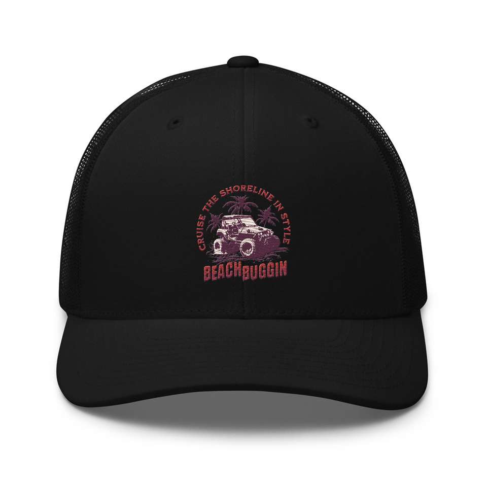 BEACH BUGGIN Retro Trucker Hat