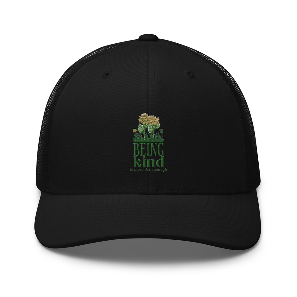Being Kind is more than enough Retro Trucker Hat