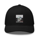 Black 3D Skull Retro Trucker Hat