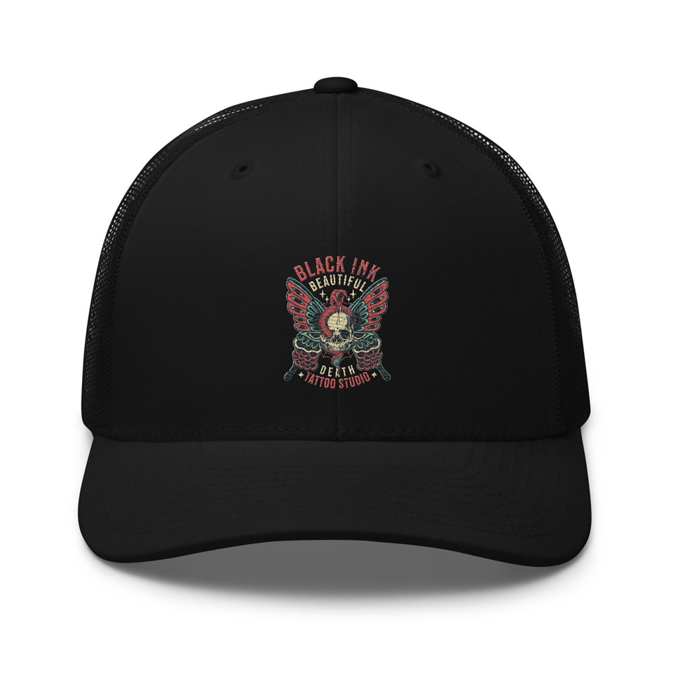 BLACK INK TATTOO Retro Trucker Hat