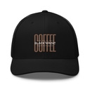 Black Magic - Minimal Modern Coffee Quote Retro Trucker Hat
