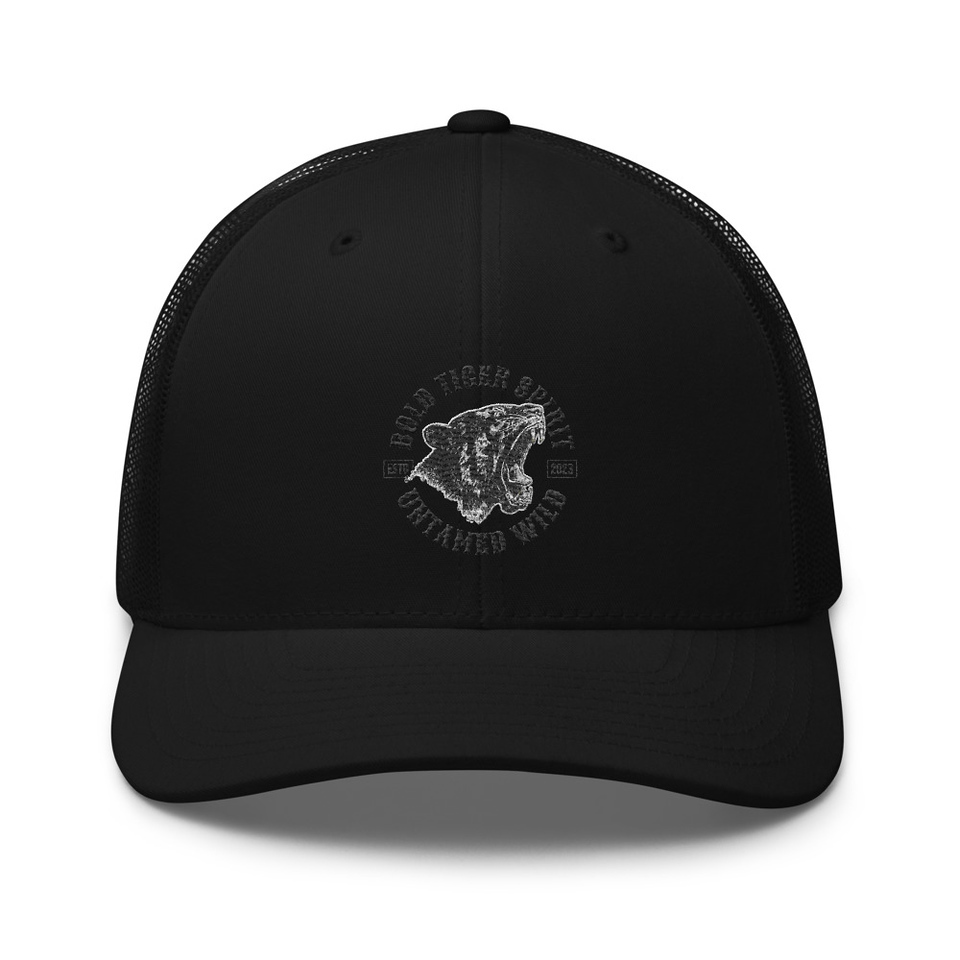 Bold Tiger Spirit Retro Trucker Hat