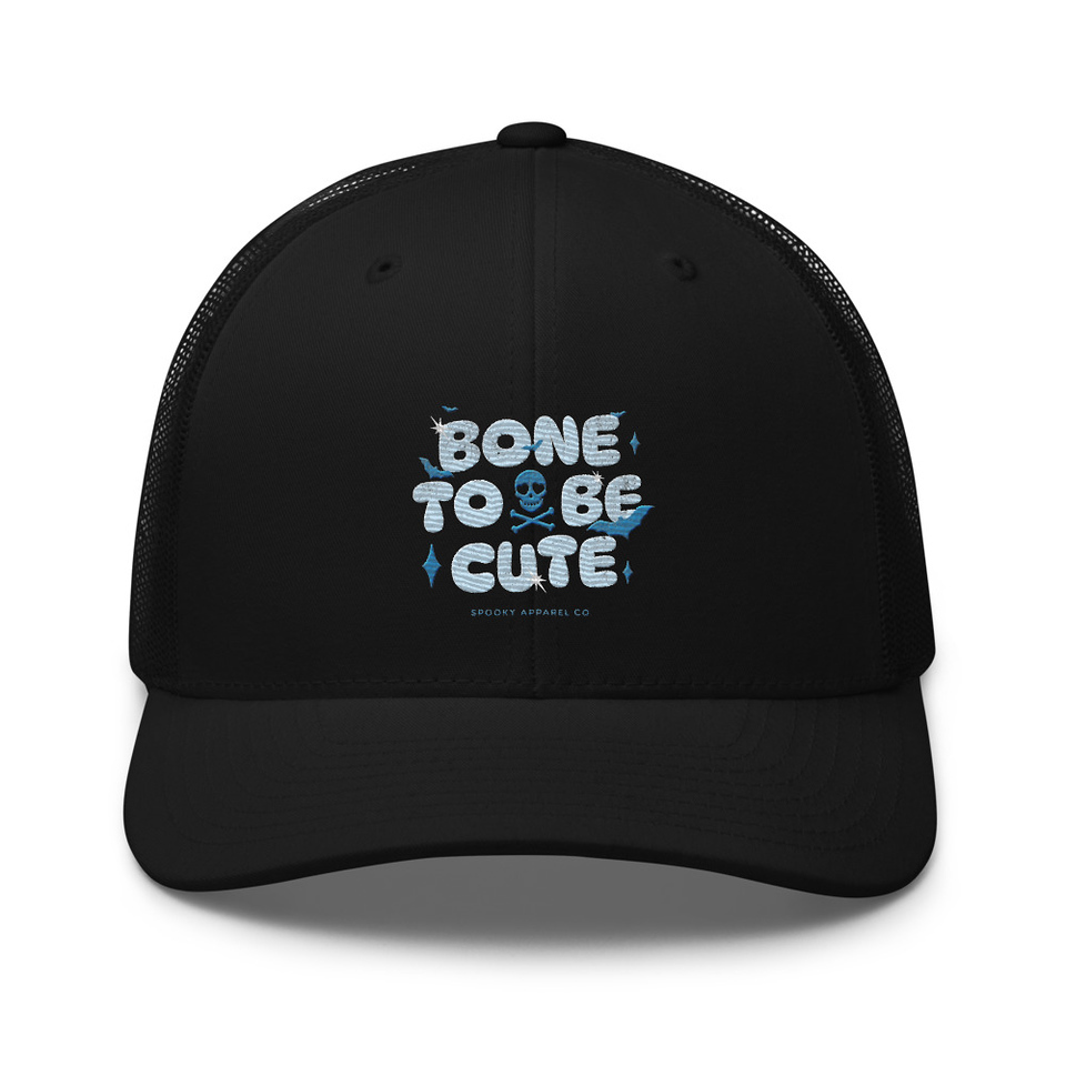 Bone To Be Cute - Halloween Retro Trucker Hat
