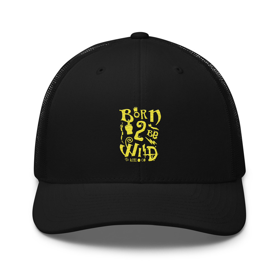 Born 2 Be Wild Retro Trucker Hat