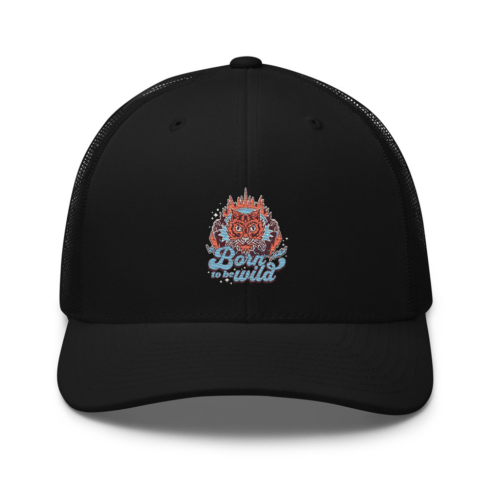 Born to be Wild - Tiger Retro Trucker Hat