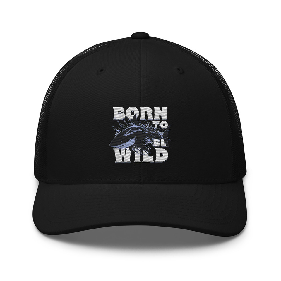 BORN TO BE WILD Retro Trucker Hat