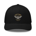 BORN TO HUNT- BE BRAVE & WILD Retro Trucker Hat