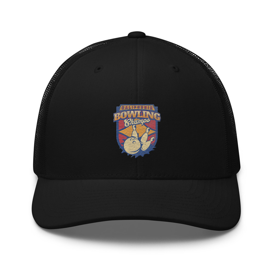 Bowling Championship - Retro Athlectic Sports Retro Trucker Hat