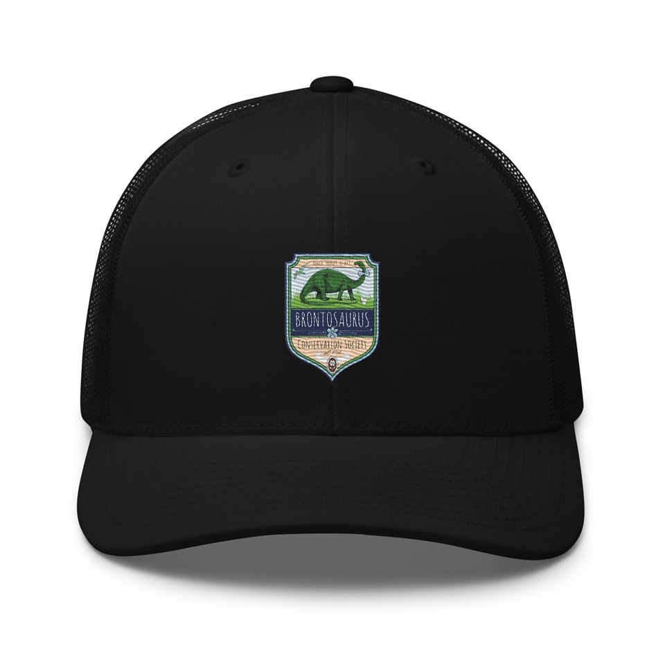 Brontosaurus Conservation Society Retro Trucker Hat