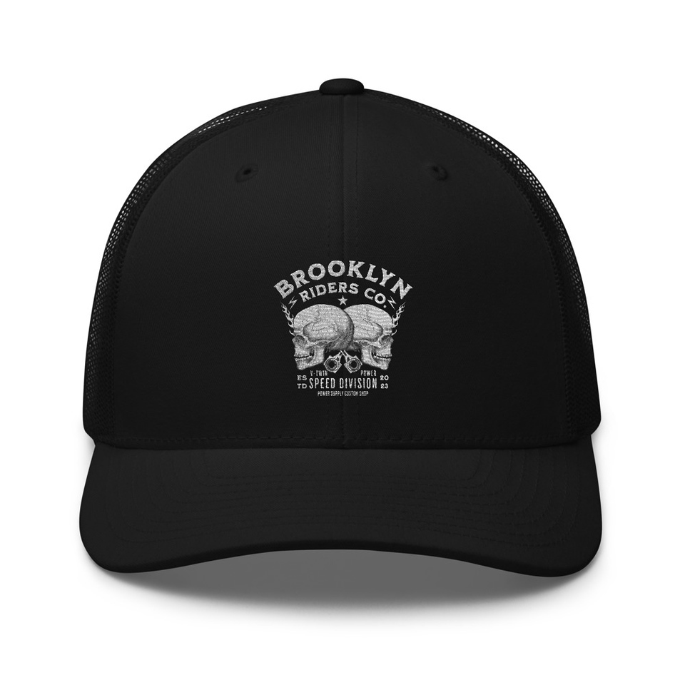 BROOKLYN NEWYOR RIDERS CO Retro Trucker Hat