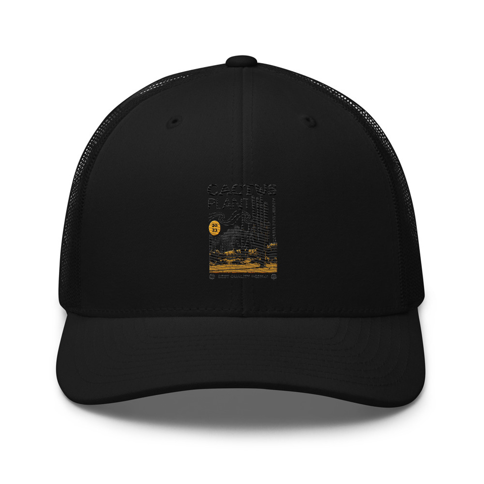 Cacus Plant - Desert Retro Trucker Hat