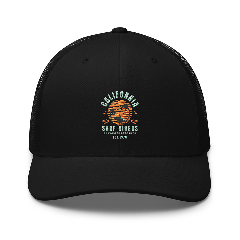 California Surf Riders - Beach Retro Trucker Hat