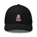 Cartoony Christmas Tree Retro Trucker Hat