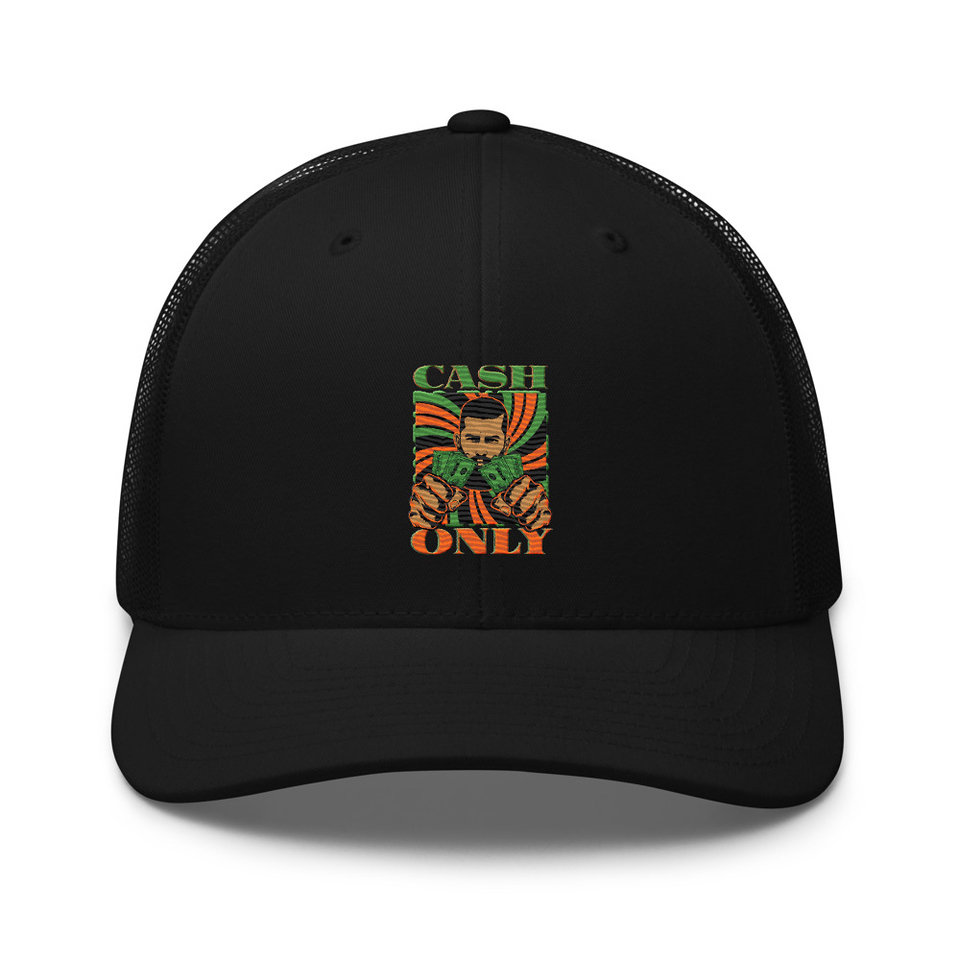 Cash Only - Streetwear Retro Trucker Hat
