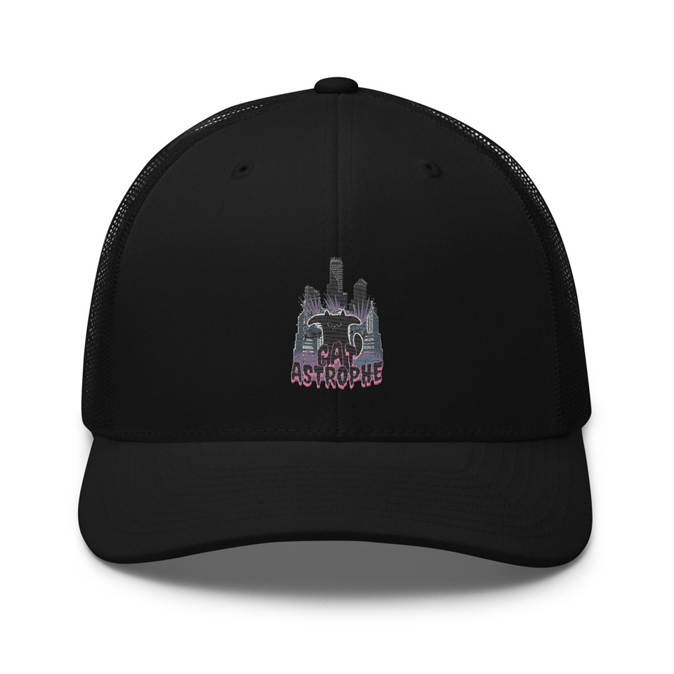 cat-astrophe Retro Trucker Hat