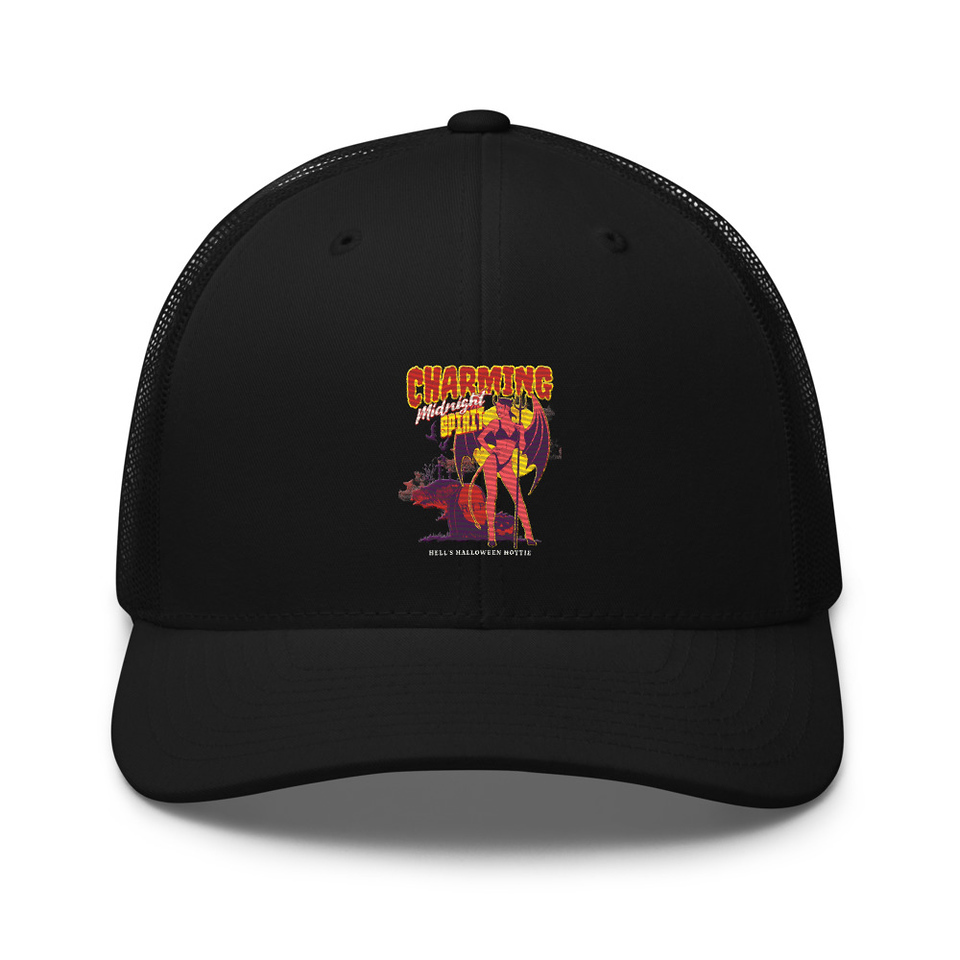 Charming Midnight Retro Trucker Hat