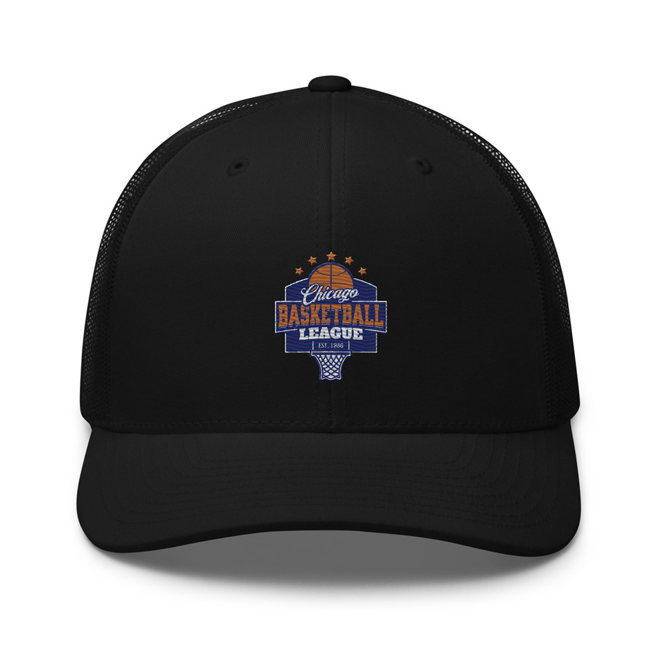 Chicago Basketball League - Athlectic Sports Retro Trucker Hat