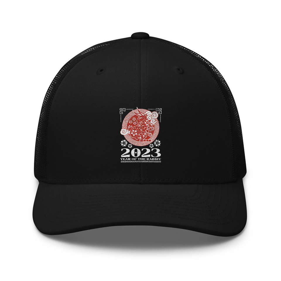 Chinese Lunar Year - Rabbit Retro Trucker Hat