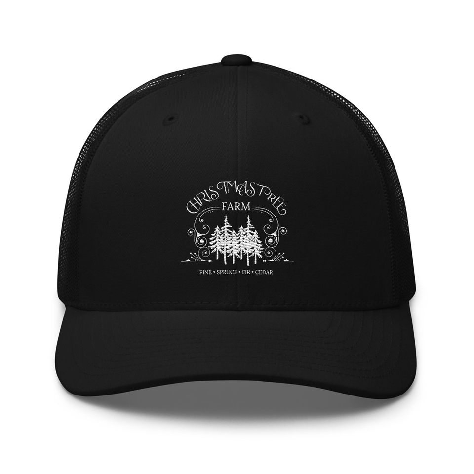 Christmas Tree Farm Retro Trucker Hat