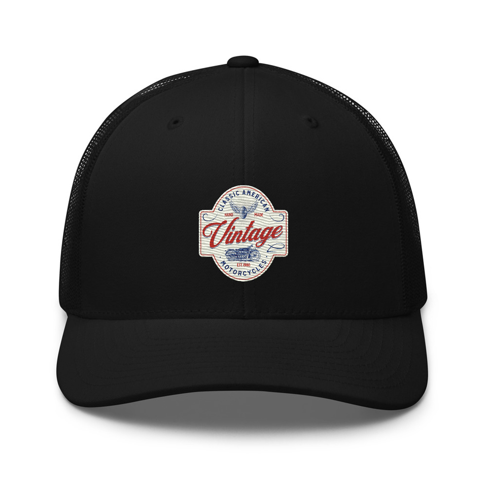 Classic American Motorcyles - Vintage Retro Trucker Hat