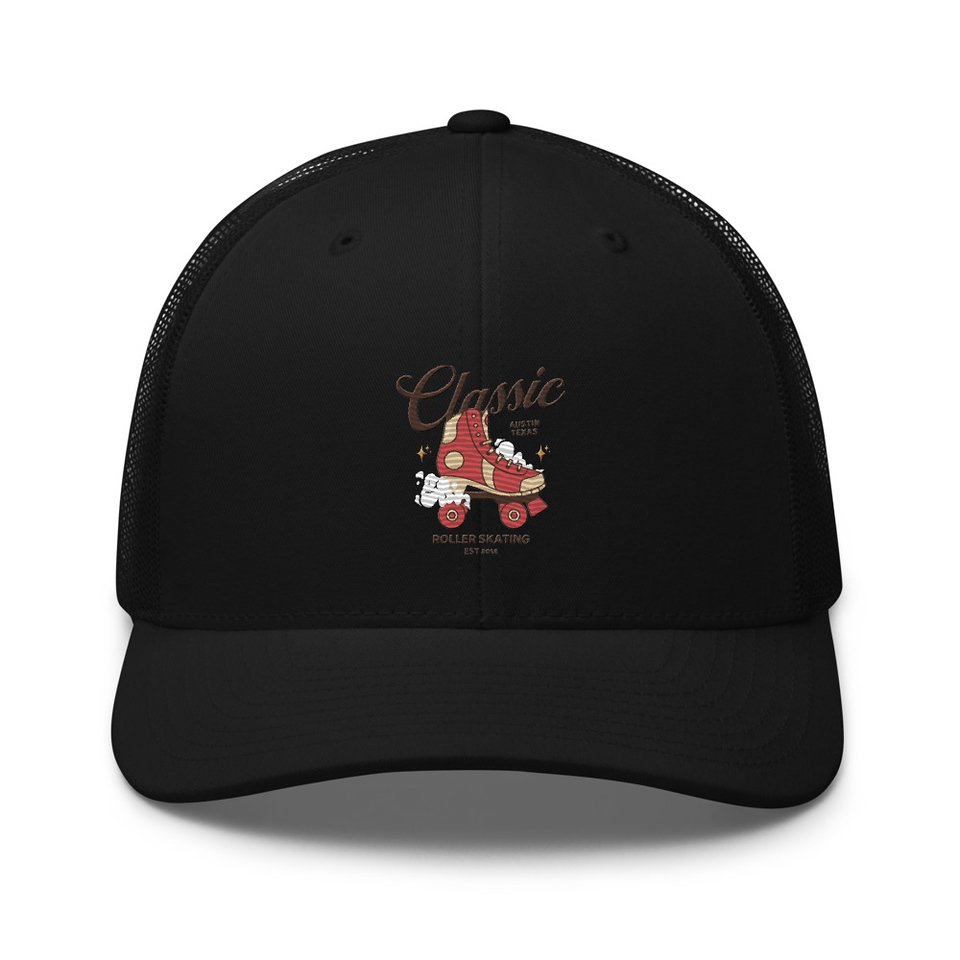 Classic Roller Skating - Sports Apparel Retro Trucker Hat