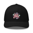 Colorful Self Love Affirmation - Heart Retro Trucker Hat