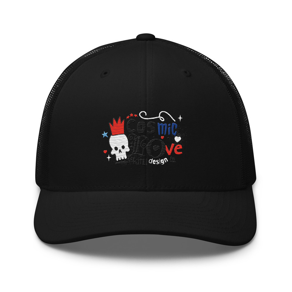 Cosmic Love Retro Trucker Hat
