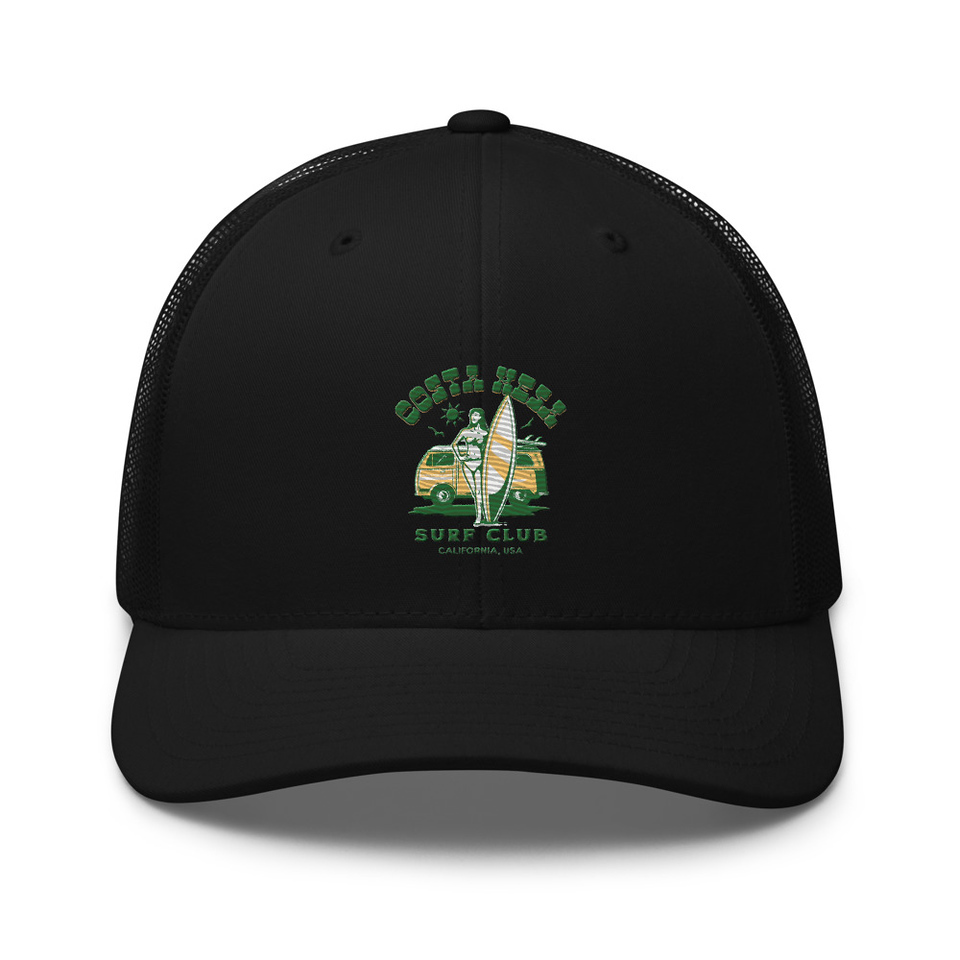 Costa Mesa Surf Club - Campervan Retro Trucker Hat