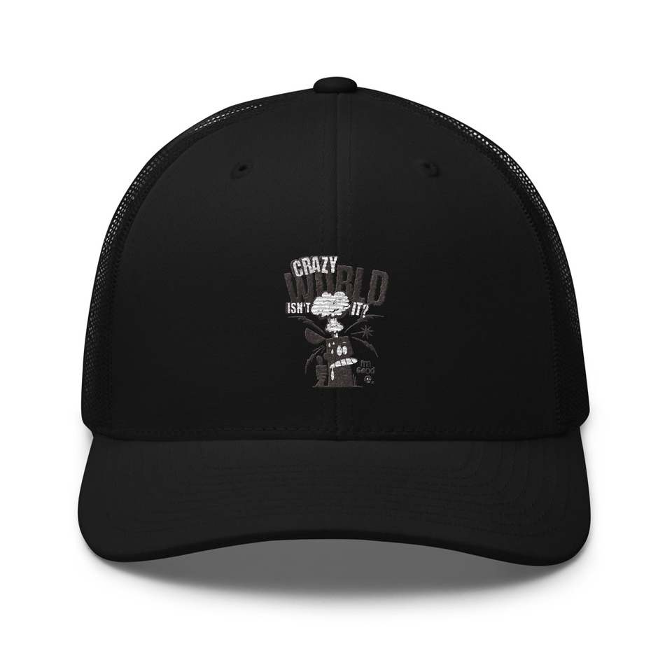 Crazy World Retro Trucker Hat