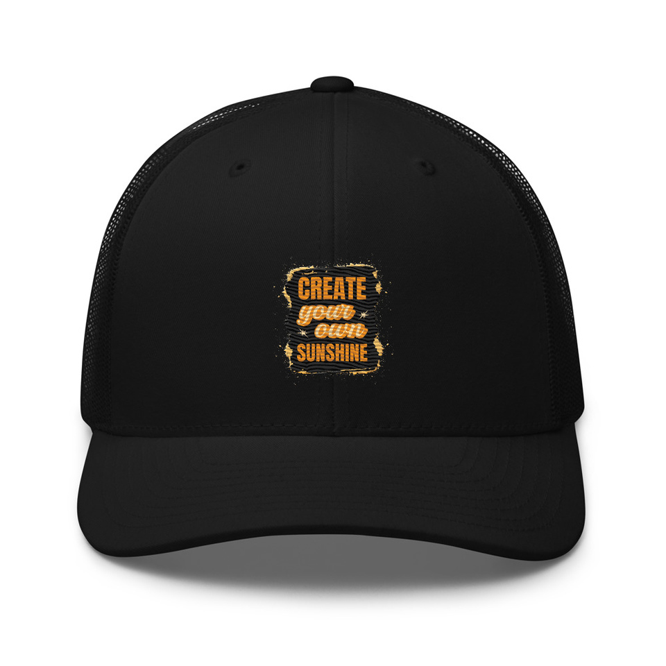 Create your own Sunshine Retro Trucker Hat
