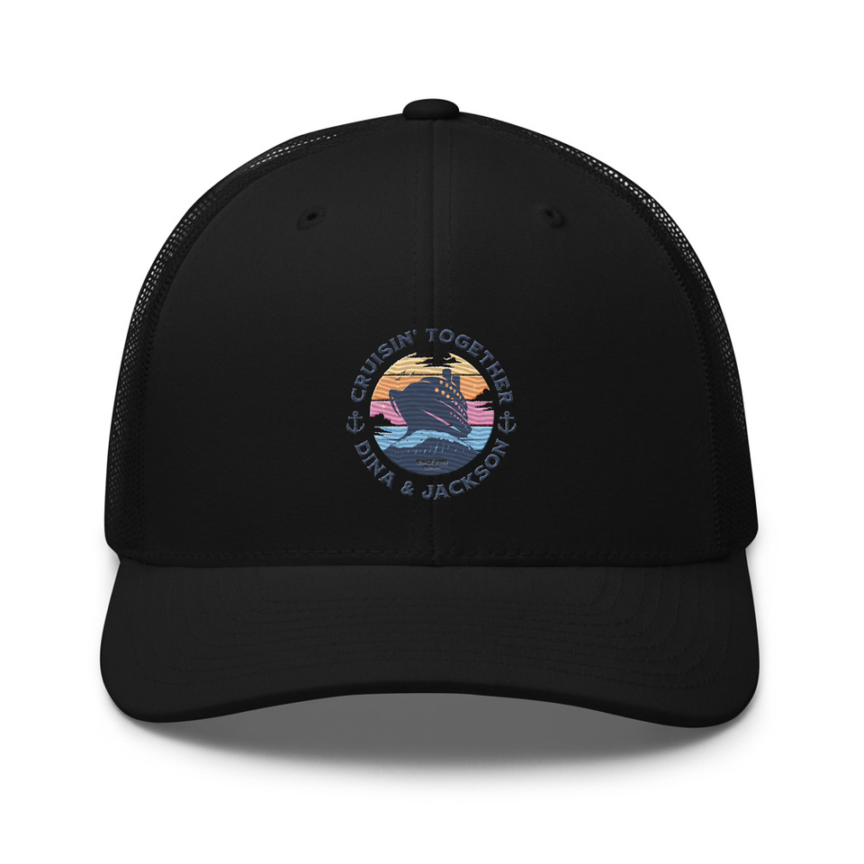 Cruisin' Together - Cruise Ship Retro Trucker Hat