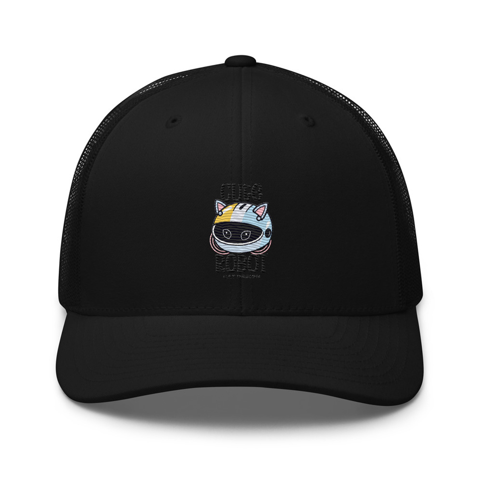 Cute Cat - AI Retro Trucker Hat