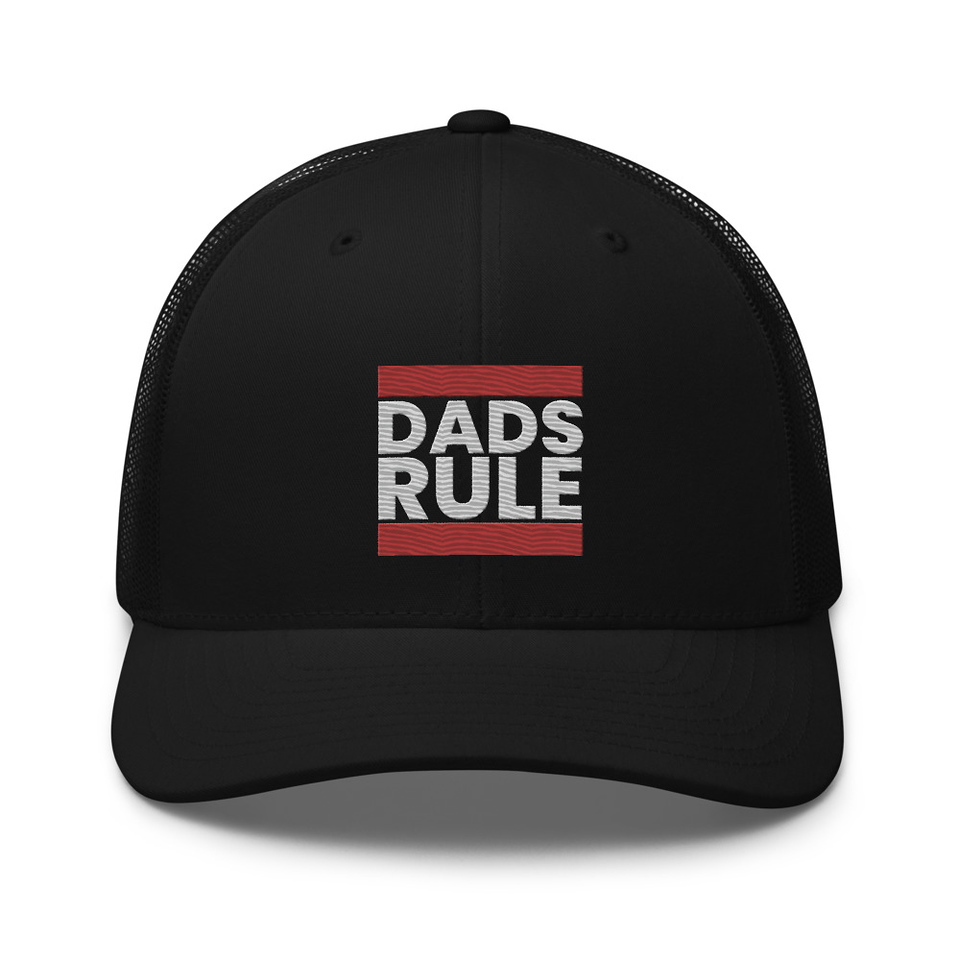 Dads Rule (1) Retro Trucker Hat