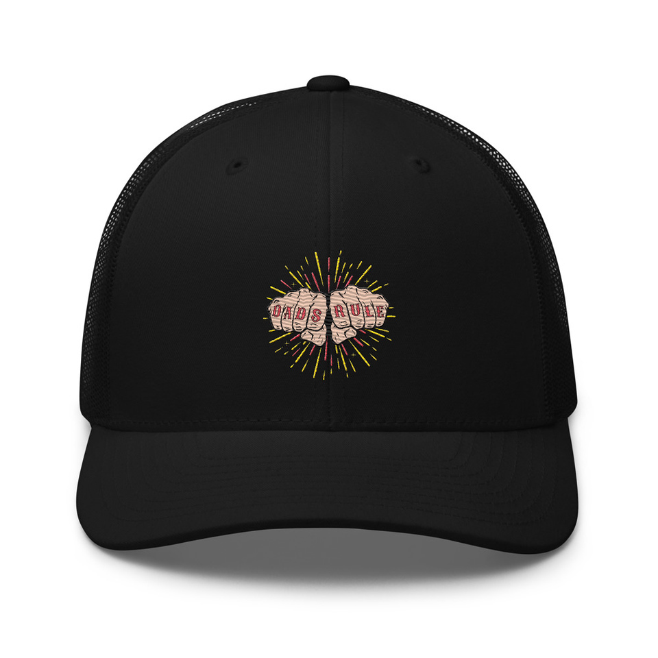 Dads Rule Retro Trucker Hat