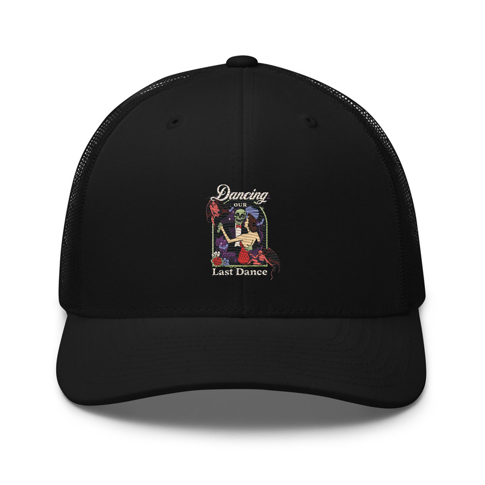 Dancing Our Last Dance - Halloween Retro Trucker Hat