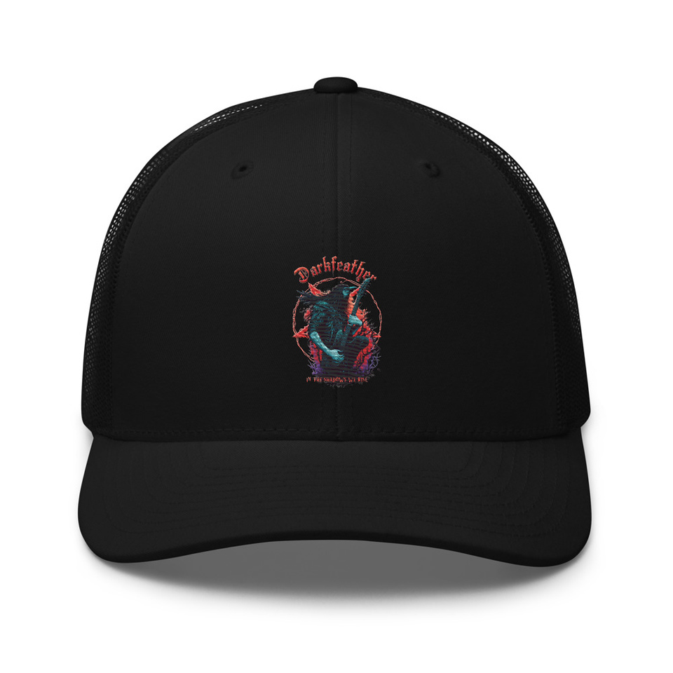 DARKFEATHER Retro Trucker Hat