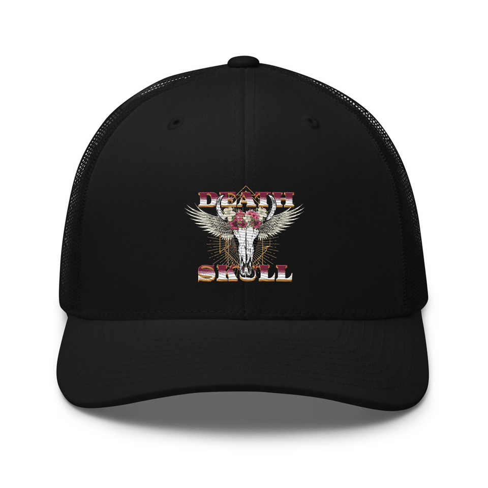Deah Skull Retro Trucker Hat